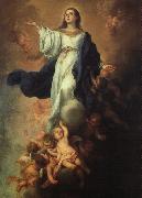 MURILLO, Bartolome Esteban Assumption of the Virgin sg oil on canvas